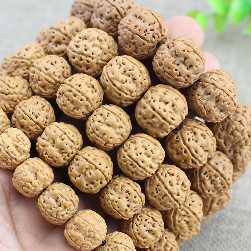 新款新款直销印尼小金刚菩提子手串佛珠男女文玩五瓣龙鳞纹单圈手