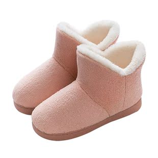 女款 雪地靴女士冬季 保暖加绒加厚防滑一脚蹬棉鞋 时尚 外穿 2023新款