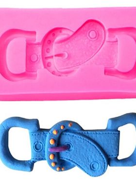 极速3D Belt Buckle Shape Mould Baking Supplies SiTlicone Fon