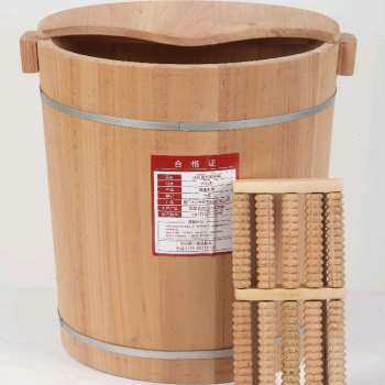 极速厂销c香椿木无漆泡脚木桶家用实木泡脚木盆足浴桶沐足盆加高