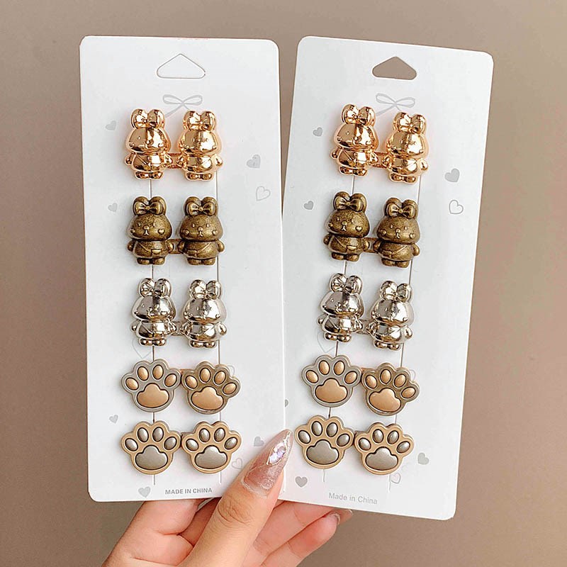 极速可爱猫爪收腰扣别针牛仔裤免缝E收腰神器裤腰调节大改小固定