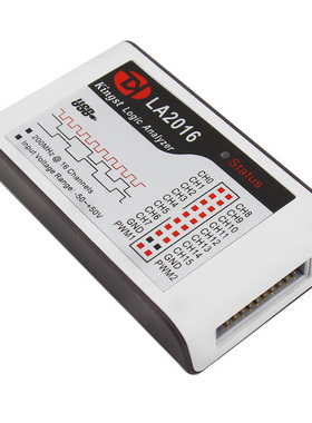 极速德飞莱LA2016逻辑分析s仪 16路全通道 200M采样率 10G深度 PW