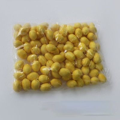 极速100pcs Agrtificial Fruit Fake Lemon Plastic Simulation