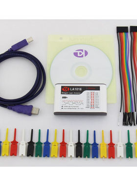 极速分析仪16路全通道100M采样率可携式数字示波J器KingstLA1016u