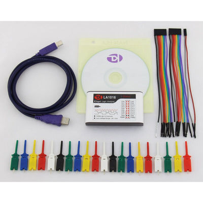 极速分析仪16路全通道100M采样率可携式数字示波J器KingstLA1016u