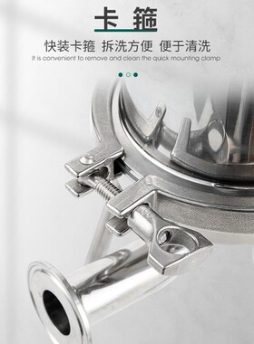 新品微孔膜精密i过滤器不锈钢酒水气立式大流量快装折叠多滤芯净