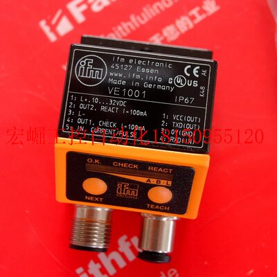 极速议价 VE1001y 易福门全新振动感测器现货