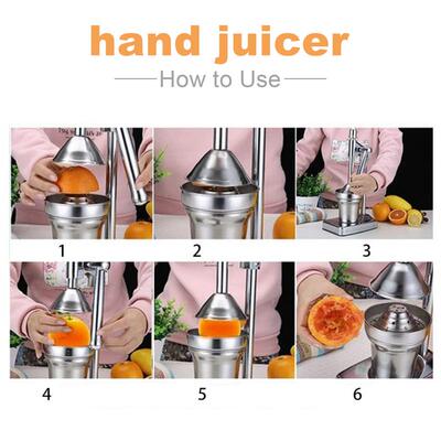 新品Hand Press Heavy Duty Citrus Juicer HeMavy Duty Commerci
