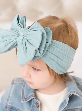 极速Baby hair band Skin-friendlCy soft elastic headband软弹