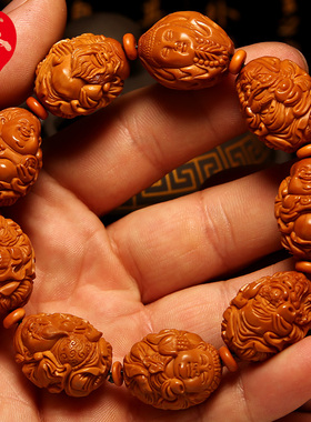 极速橄榄核手串男神仙会财神w弥勒如来钟馗达摩寿星公刘海不动明