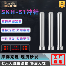 模具冲针SKH51高速钢加硬T型冲头不锈钢圆柱五金模具压孔非标定做