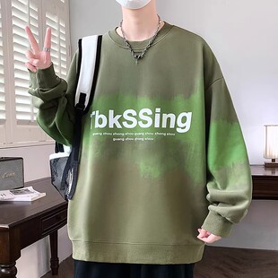 2026春上新潮流卫衣青少年帅气大童长袖 男初中高中学生t恤上衣服