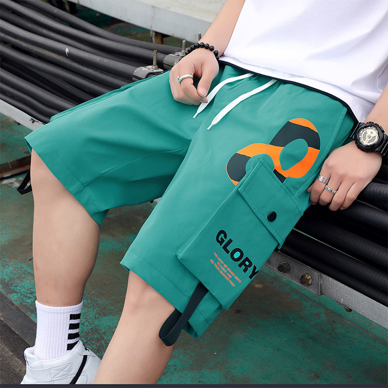 2025夏季新款青少年时尚工装短裤薄款初高中生百搭男生运动五分裤,男装,短裤,淘宝优惠券,粉丝福利购,淘宝优惠卷