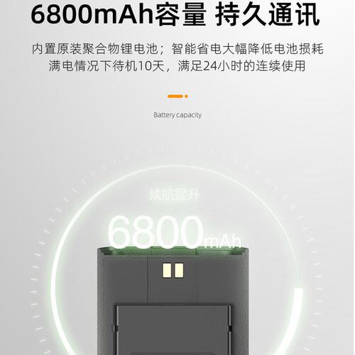大功率对讲机户外工地山区远距离无线对讲降噪坚固耐摔手持对讲器