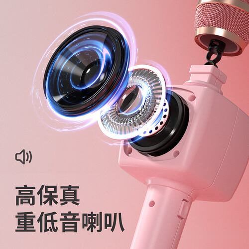 儿童小话筒无线蓝牙卡通麦克风音响一体卡拉ok宝宝女孩唱歌玩具
