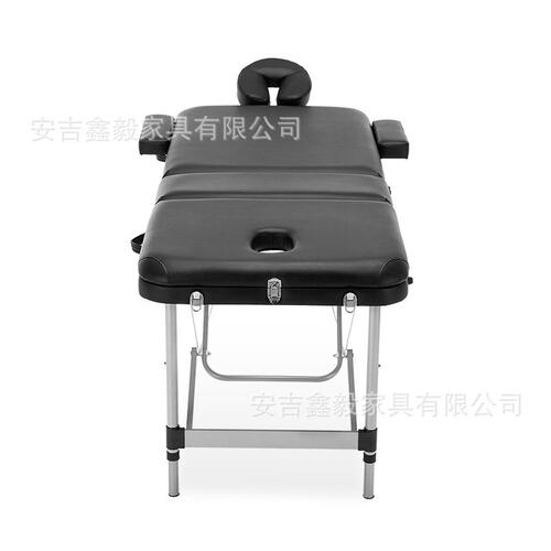 铝合金折叠按摩床 推拿美体纹身美容床  手提纹绣床升降可折叠