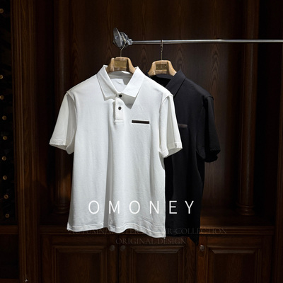 OMoney珠地棉商务通勤POLO衫