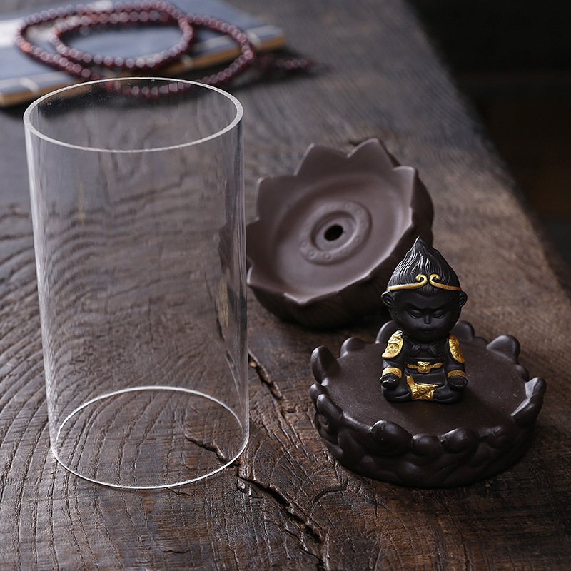 速发@.Windscreen  Lotus Sun Wukong Backflow Incense Burner/S