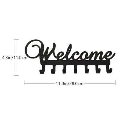 极速1pc Home Living Room Dowor Back Wall Hanging Hook Rack W