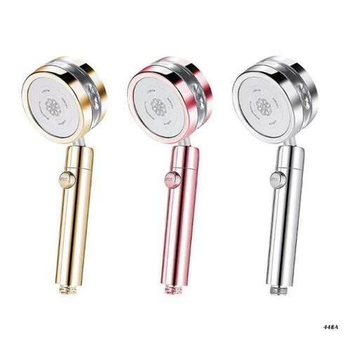 新品Handheld Turbo Shower Head Househeld Water SpTrinkle Hea