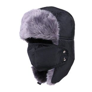 新品2021 New Balaclava Earvflap Bomber Hats Caps Scarf Men W
