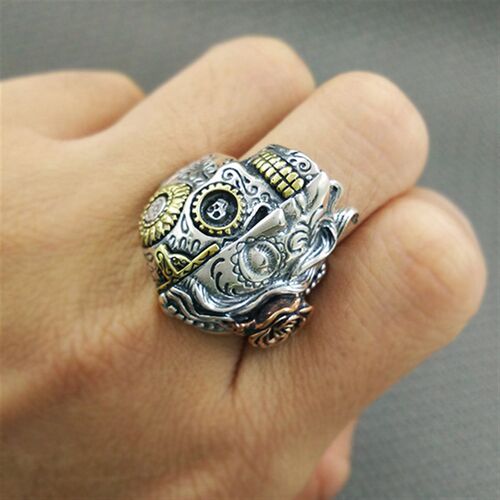 极速For Men Fashion Man Rings Rock Rap Mens SQkull Ring Masc