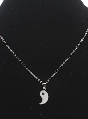 极速Neaw Best Friends black white Necklace Ladies  Clavicle