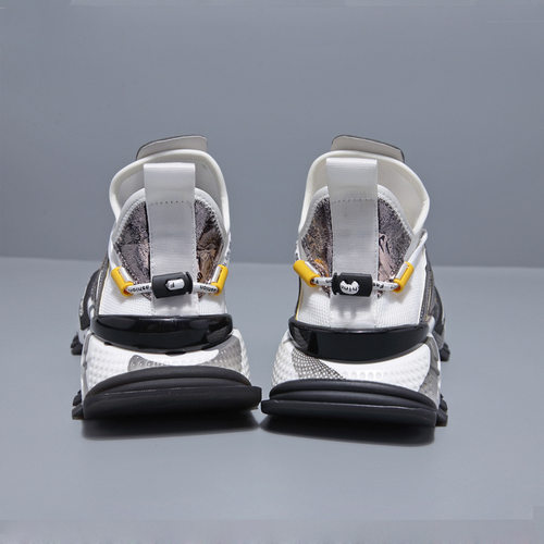 极速2022 Summer lNew Flying Woven Casual Shoes Men Korean Ve
