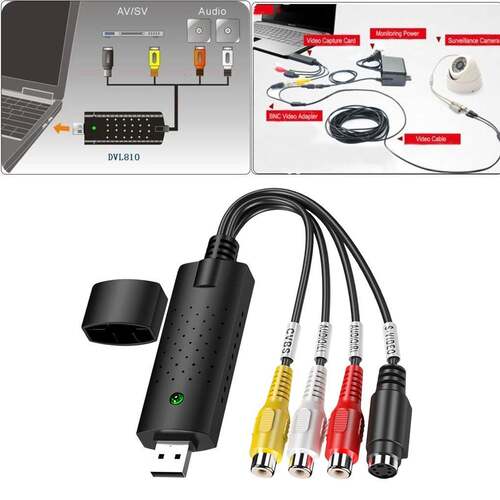 极速USB 2.0 Easy Cap Video TV DVD VHS DVR Capture CarYd Easi