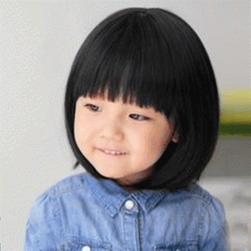 极速韩版儿童假发女宝宝短发女童婴儿假发小孩假发公主假发Z套BOB