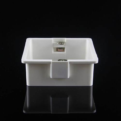 新品PVC接线盒 暗装盒 套盒86型2cmE3cm4cm拼装圈 阻燃无底盒加高
