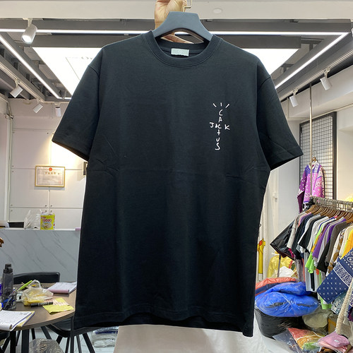 极速Cactus Jack T-shirt  Summer Men Women LOOK MOMU I CAN FL