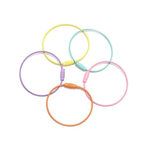 新品Keychn Accessories Key Rxing Wire Ring Color Key Ring Su
