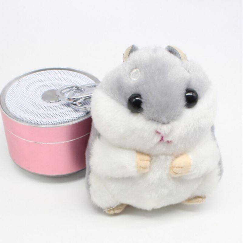 极速10cm Hamster Doll rKeychain Pendant Doll Hamster Cute Ba