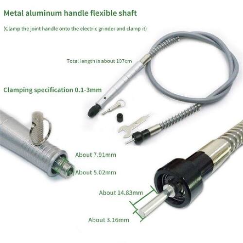 极速1~5PCS Multjiple Types Of Shafts Electric Grinding Flexi