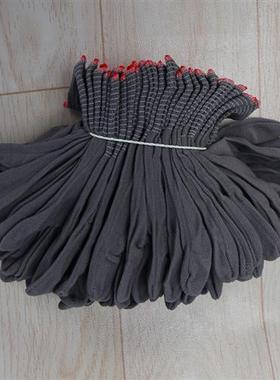 极速包邮12双白色尼o龙13针劳保尼龙手套坯作业手套薄款贴手工作