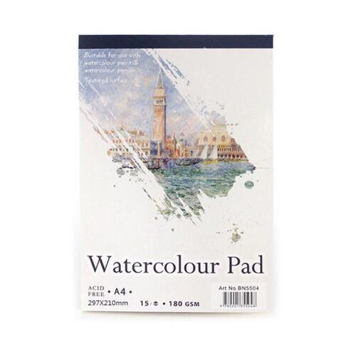 极速15 Sheets A3/A4/A5 Watercolor PapeIr Sketch Book Notepad