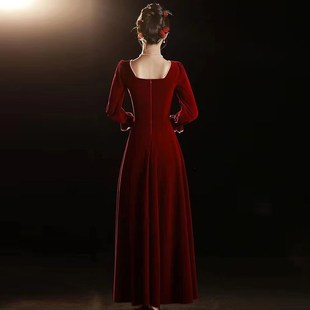 极速胖mm大码孕妇敬酒q服新娘高腰遮肚子平时可穿订婚礼服回门宴