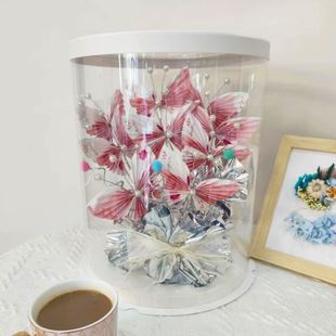 极速网红钱折蝴蝶有钱花材料u包diy手工自制现金花束礼盒全套七夕