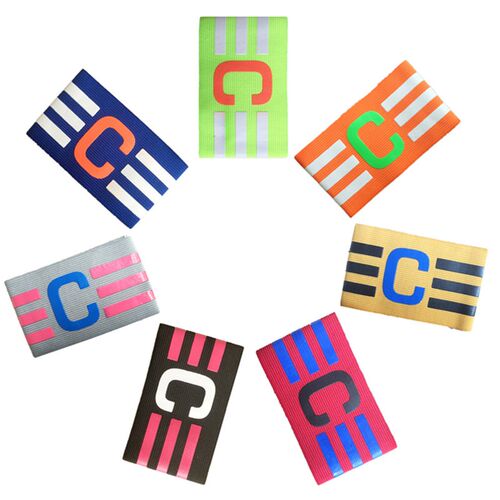 新品adajustable Football Captain Armband Nylon Soccer Compet