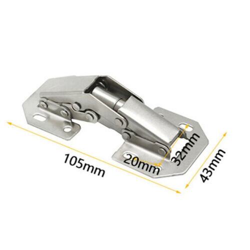 极速4Pcs/set Cabinet Door Hinges 90 Degree 4 Inch UEasy Moun