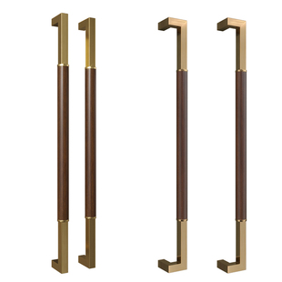 极速中式a实木大门拉手胡桃木玻璃门拉手有框门拉手酒店会所大门