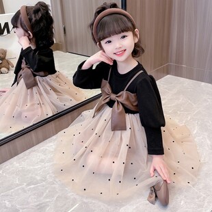 极速女.童洋装春秋款2023新款洋派女宝N宝网红春装春季儿;.;