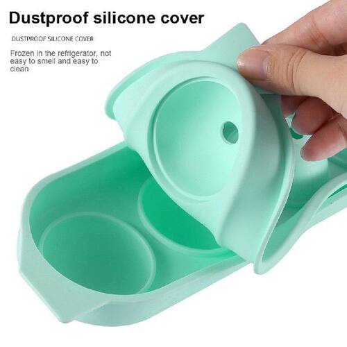 新品Foubr-ball Silicone Ice Tray With Lid Silicone Ice Mold