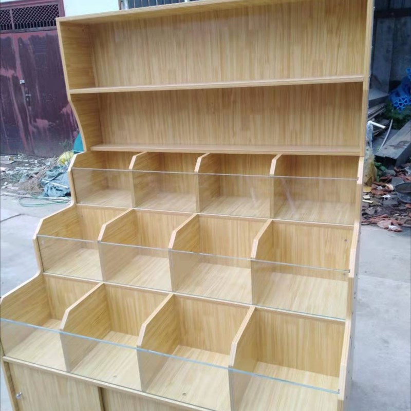 极速药店展示柜h柜药材柜干货炒货柜盒子透明亚克力玻璃柜木制货