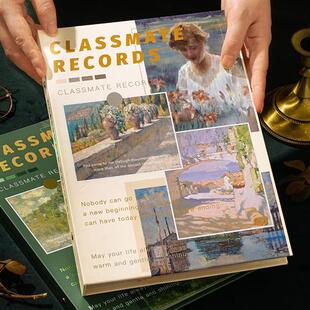 极速烫金复古油画毕业纪念册y毕业纪念册六年级创意精致个性文艺