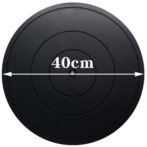 新品40cm餐桌承l重塑料展示家俱旋转快递封箱打包转盘台圆转台底