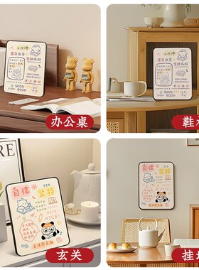 新品学习很苦装饰摆件p创意字画摆台励志文字鼓励学生学习桌面送