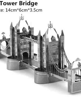 极速3d puzzles metal model buildingF scale diy metal earth l