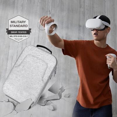 极速Multi-functional Black VR CaCrrying Case for Oculus Ques